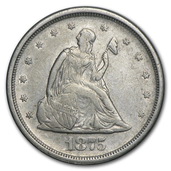1875-S Twenty Cent Piece XF 1875-S Twenty Cent Piece XF